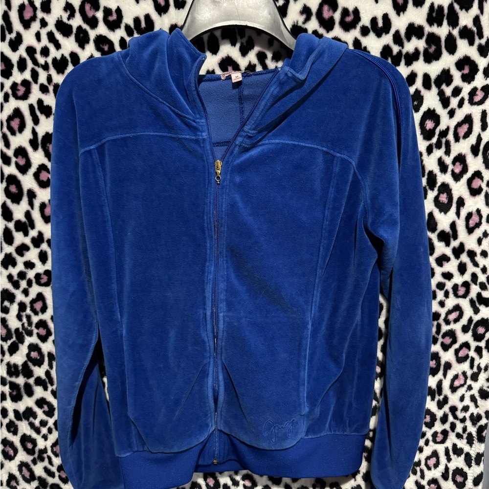 Juicy Couture Royal Blue Velour Hoodie